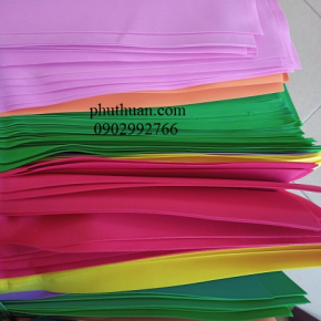 Mút eva màu hồng cam xanh vàng đỏ